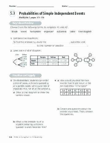 Dependent Probability Worksheet with Answers Free Printable Probability Worksheets – Dstic