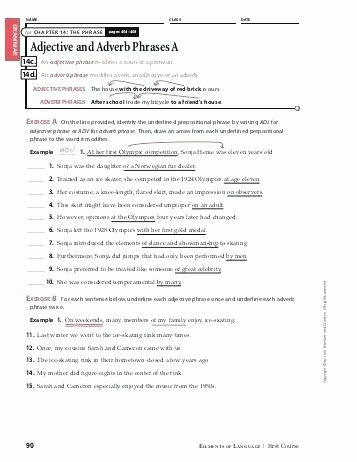 Diagramming Prepositional Phrases Worksheet Diagramming Adjectives and Adverbs Worksheets – Winio