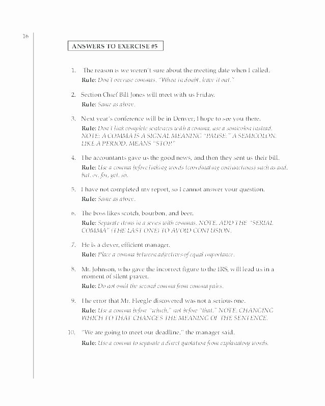 Dialogue Worksheets for Middle School Ma Practice Worksheets High School