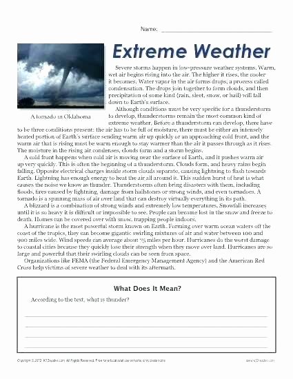click to view print worksheet sixth grade reading prehension extreme weather free worksheets 6th chemistry pdf