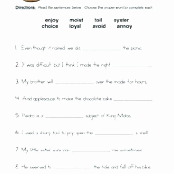 Diphthong Oi Oy Worksheets Diphthongs Aw Oi Ow Vowel Snds Activity Packet Bundle Ou