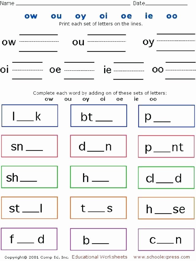 Diphthong Oi Oy Worksheets Worksheets Vowel Diphthongs Oi Ow Oy Pdf Ks1