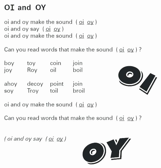 Diphthongs Oi Oy Inspirational Diphthongs Oi Oy Worksheets Vowel Blends Revision and