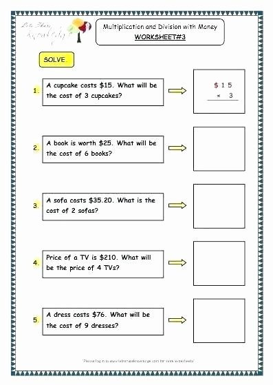 Division Grouping Worksheets Grade Math Worksheets Division 3 Digits by 1 Digit with