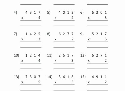 Division Worksheets for Grade 2 Free Printable Multiplication Worksheets for Grade Sheet A