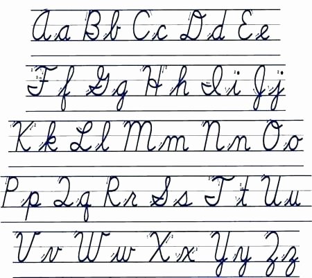 Dnealian Handwriting Worksheet D Nealian Handwriting Alphabet Worksheet