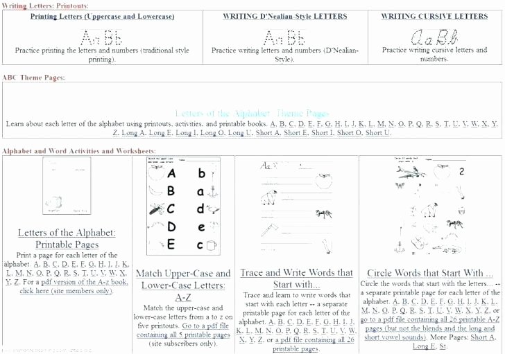 Dnealian Handwriting Worksheet Preschool Handwriting Worksheets for Kindergarten Writing