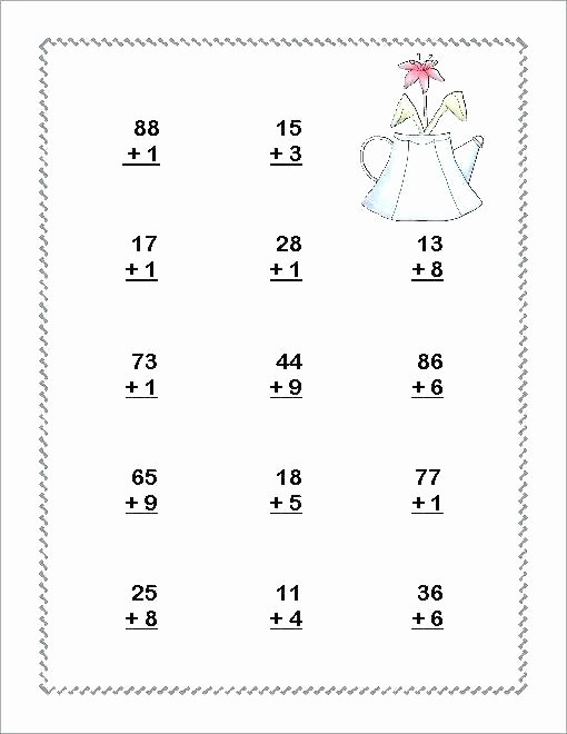 Double Digit Addition Coloring Worksheets 2 Digit Math Worksheets Math Worksheets Addition E Carrying