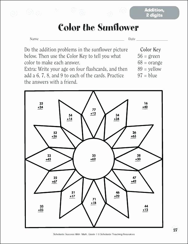 Double Digit Addition Coloring Worksheets Coloring Pages Math – 488websitedesign