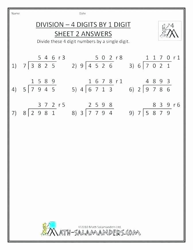 Double Digit Division Worksheets 2 Digit Division Worksheets Long with Remainders Double by 3