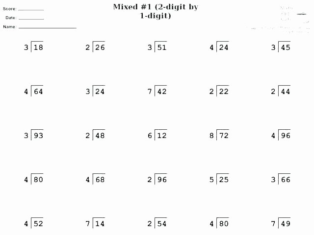 Double Digit Division Worksheets 3 Digit Division Worksheets Multiplying Double Digits