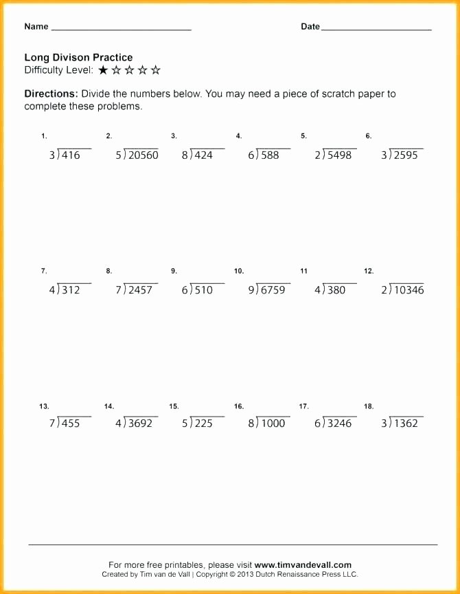 Double Digit Division Worksheets Math Worksheets Grade Decimal Division Long 5th Mon Core