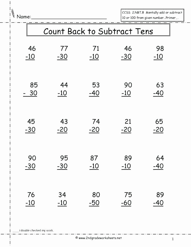 Double Facts Worksheets Double Digit Addition without Regrouping Worksheets