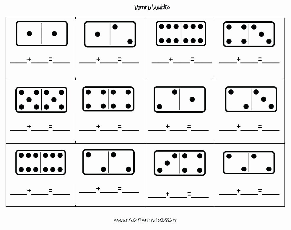 Doubles Addition Facts Worksheets 1st Grade Math Fact Families – Papakambing