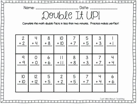 Doubles Addition Worksheet Double Addition – Uasporting