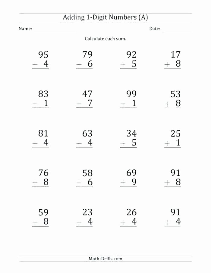 Doubles Addition Worksheet Free Adding Worksheets Simple Addition for Kids Math