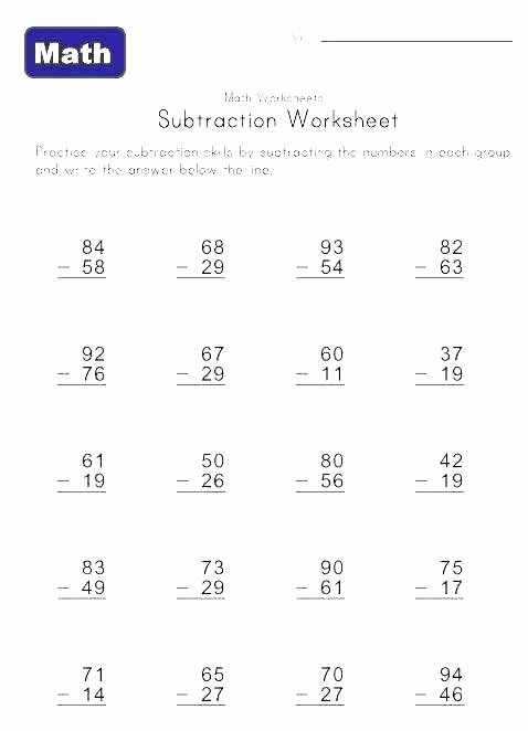 Doubles Math Facts Worksheets Single Digit Subtraction Worksheets Pdf