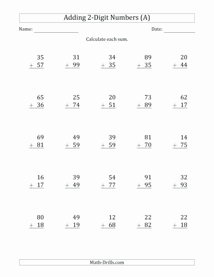 Doubles Math Worksheets 2 Digit Math Worksheets Math Worksheets Addition and