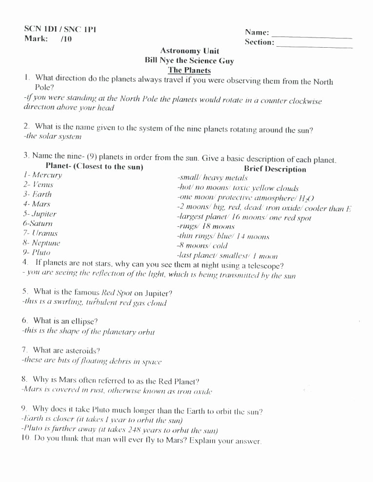 Eclipse Worksheets for Middle School Planet Earth Worksheets – Owobox