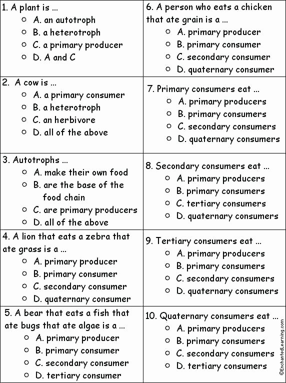 Ecology Worksheets Middle School Fish Worksheets for High School