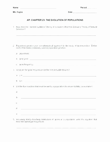 Ecology Worksheets Middle School Populations and Ecosystems Worksheets High School Biology