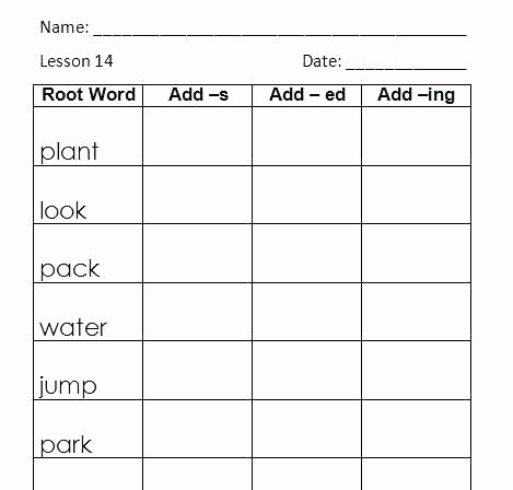 Ed and Ing Worksheets Endings with Er and Est Worksheet Ed Worksheets Connect to
