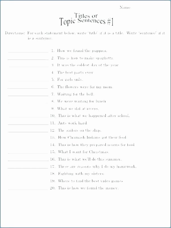 Editing Sentences Worksheet 5th Grade Grammar Worksheets