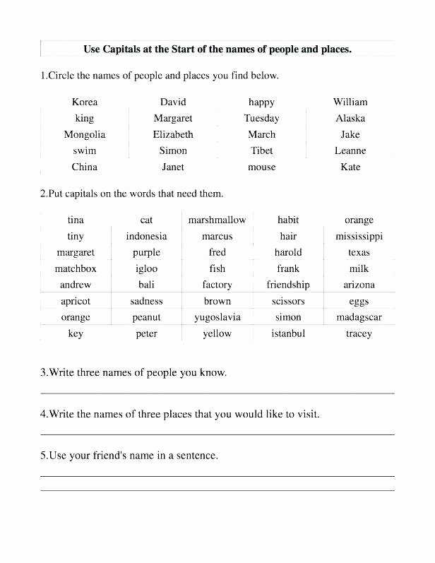 Editing Worksheets 2nd Grade Grade Punctuation Free N Worksheets Editing for 6 End