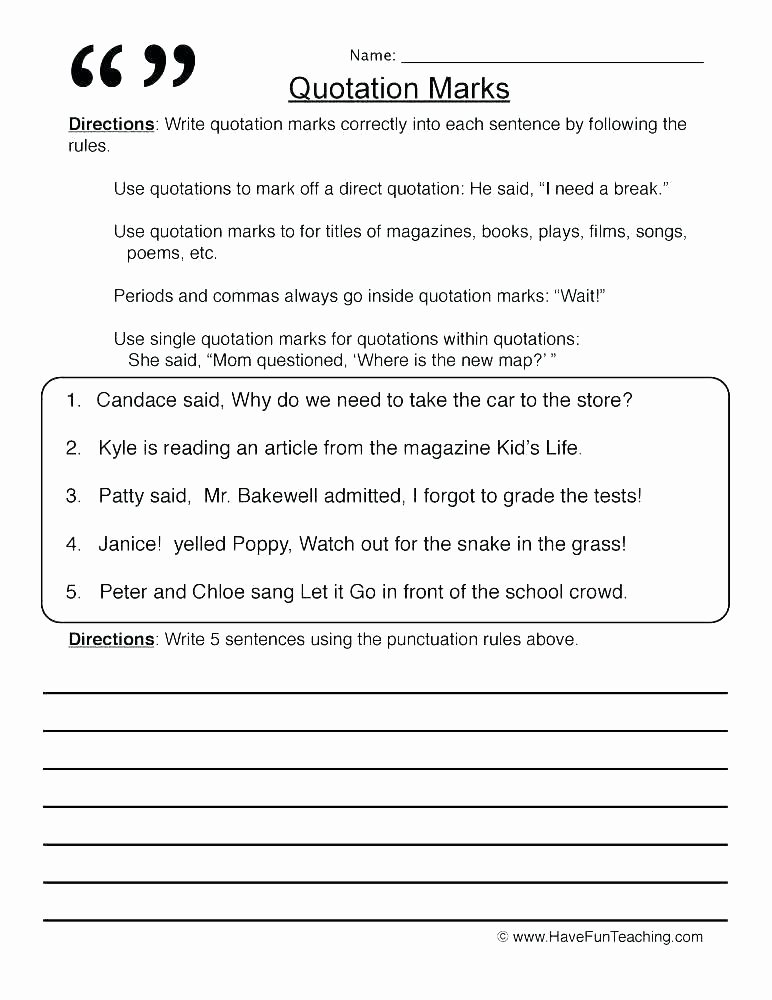 Teach Child How To Read Printable Editing Worksheets For High School 11 3rd Grade Sentence