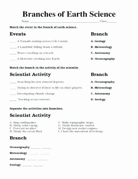 Eighth Grade Science Worksheets Grade Science Worksheets Free 8th Pdf