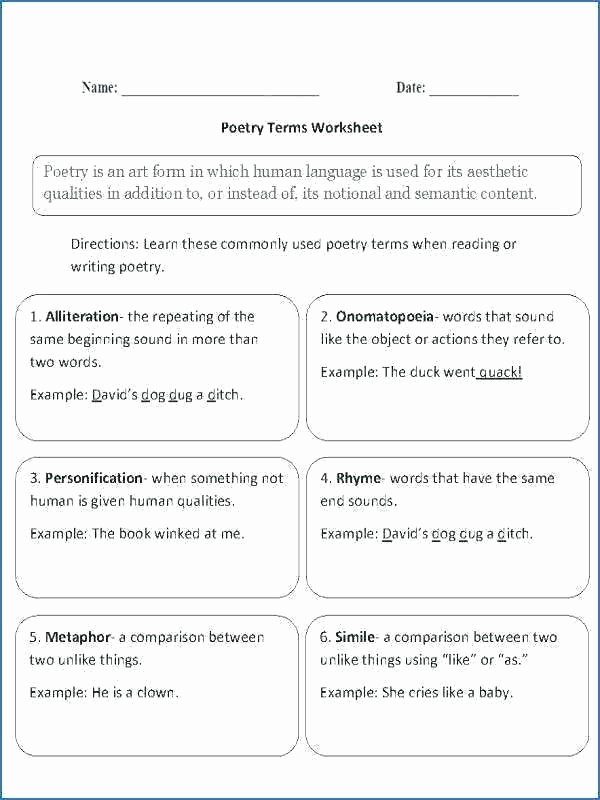 Elements Of Poetry Worksheets Poetry4kids Alliteration