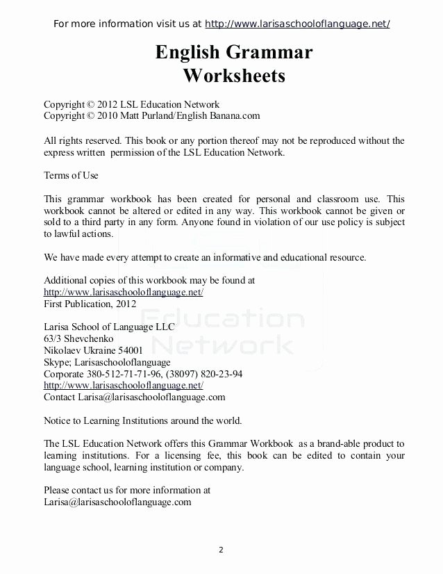 English Worksheets for 8th Grade Grade 8th Grade Ela Grammar Worksheets 8th Grade English