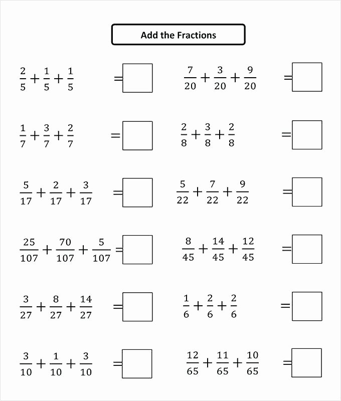 Equivalent Fraction Worksheets 5th Grade 5th Grade Fraction Worksheets – Anumaquinaria
