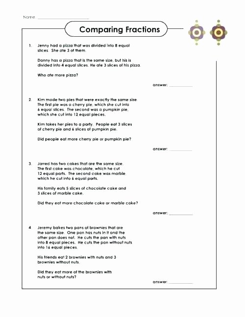 Equivalent Fraction Worksheets 5th Grade Grade 4 Math Equivalent Fractions Worksheets Word Problems