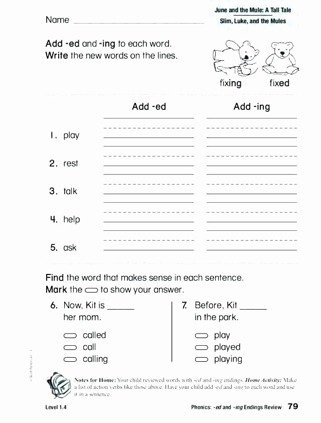 Er Est Worksheets 2nd Grade Adjectives Worksheets for Grade 3 with Answers Pdf