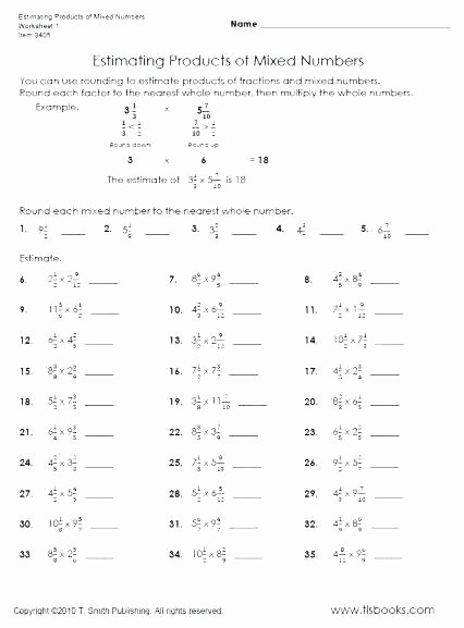 Estimation Worksheet 3rd Grade Estimation Worksheets
