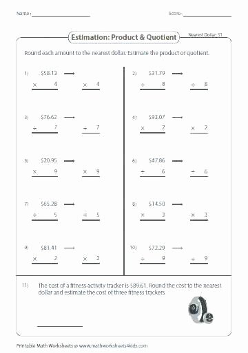 Estimation Worksheet 3rd Grade Estimation Worksheets