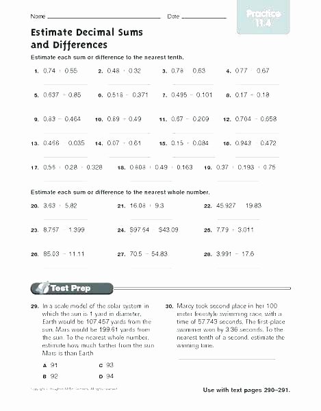 Estimation Worksheets 3rd Grade Math Estimation Worksheets – Primalvape