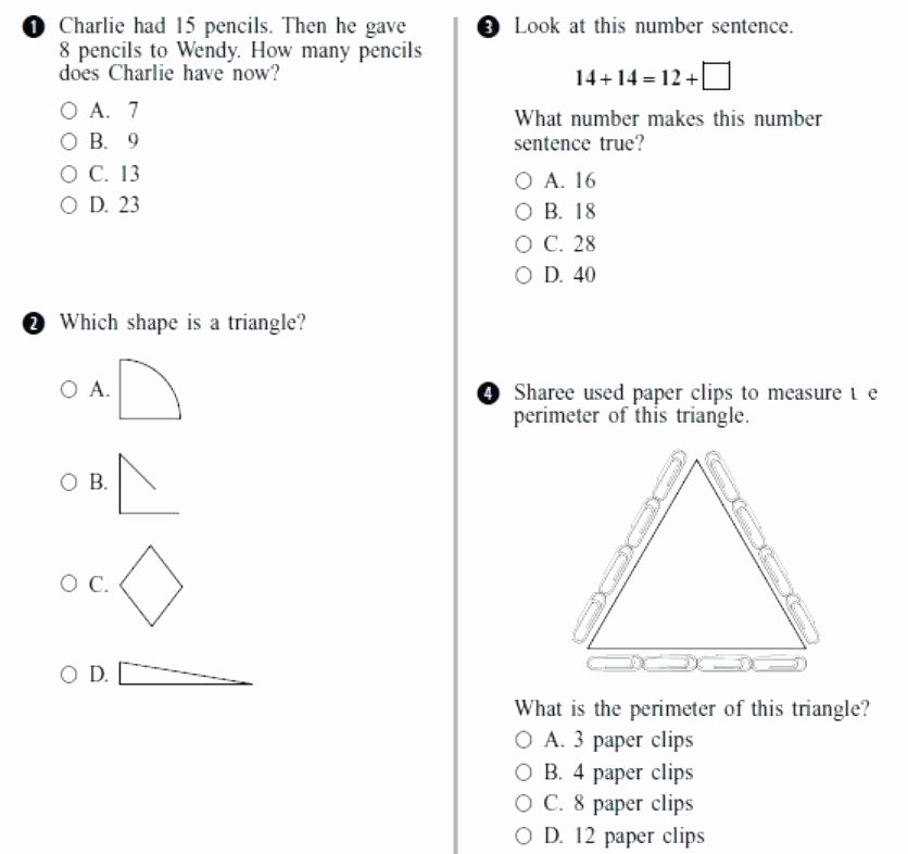 Everyday Math 4th Grade Worksheets Grade Math Practice Worksheets 4th Grade Maths Test 4th