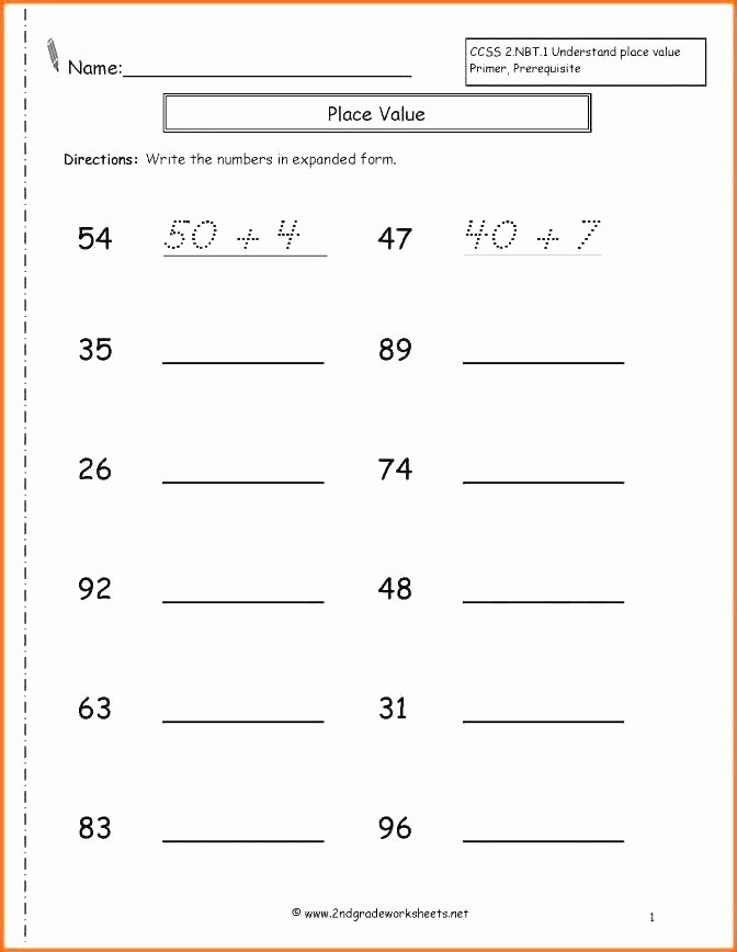 Expanded form with Exponents Worksheet Expanded Notation Worksheets Grade 5 Expanded Notation