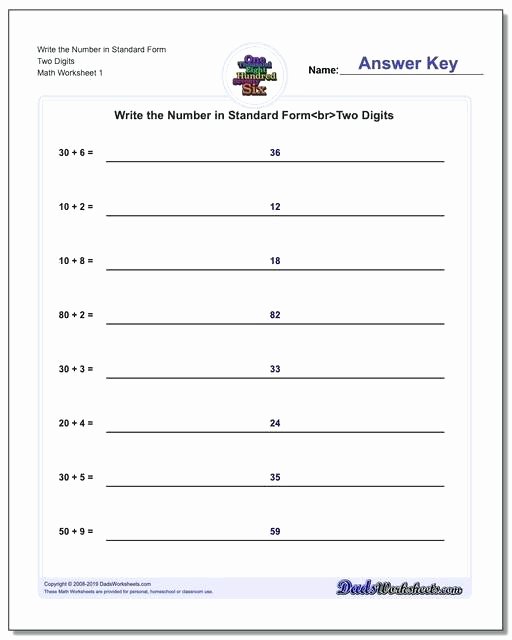 Expanded Notation Worksheets 3rd Grade Expanded form Worksheets 3rd Grade