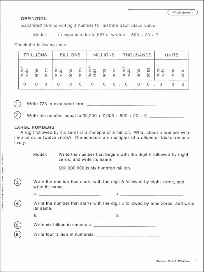 Expanded Notation Worksheets Math Worksheets Expanded form – Sunriseengineers