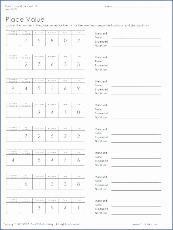 Expanded Notation Worksheets Numbers In Word form Worksheets – butterbeebetty