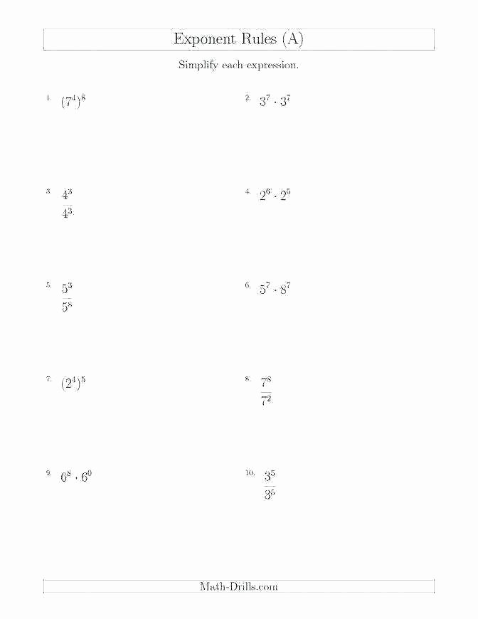 Exponents Worksheets 6th Grade Pdf Exponents Worksheets Grade 6 Multiplying Awesome Exponent