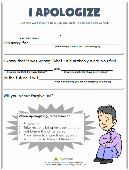 Feelings Worksheets for Adults Elegant Mylemarks is A Pany Dedicated to Providing Parents and
