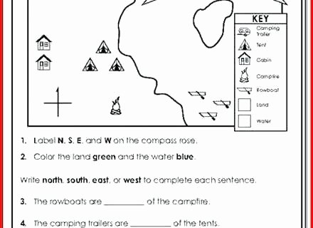First Grade Map Skills Worksheets Beautiful Map Worksheets Globe First Grade and Skills 4 for All