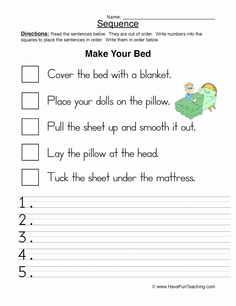 First Grade Sequencing Worksheets Grade Reading Prehension Worksheets Reading Prehension