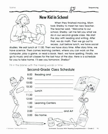 First Grade Sequencing Worksheets Story Sequencing Worksheets Pdf