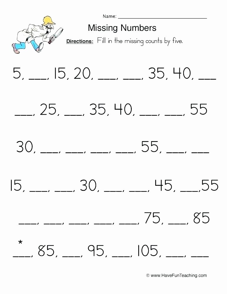 First Grade Skip Counting Worksheets Skip Counting Backwards Worksheets