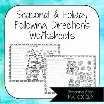 Following 2 Step Directions Worksheets Multistep Directions Worksheets Multi Step Grade Luxury